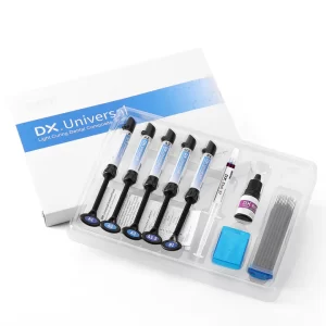 Resinas. Autopolimerizables. Para restauración de dientes anteriores. Epóxicas a base de cuarzo y aglutinantes. Estuche con base y catalizador.