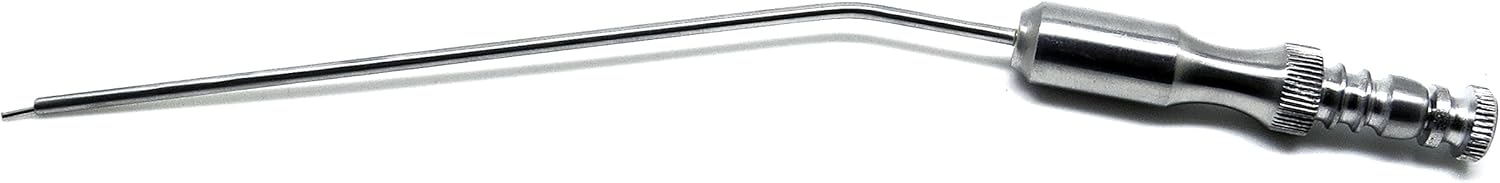 Cánula De Aspiración Y Succión. Cánula Frazier angulada. 7 fr de calibre (2.3 mm).