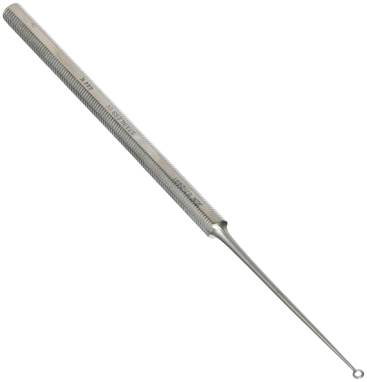 Cucharilla Buck recta borde romo del N ° 2.