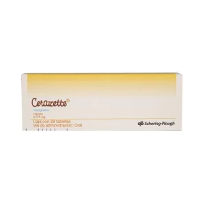 Desogestrel. Tableta. Cada tableta contiene: desogestrel 0.075 mg Envase con 28 Tabletas.