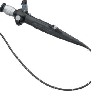 Broncofibroscopio. Equipo para observar tráquea y bronquios con fines diagnósticos y terapéuticos. Endoscopio de fibra óptica flexible ángulo visual: 120 ° visión frontal; profundidad de campo 3 a 50 mm diámetro externo: 6 mm; flexión de la punta 180 ° hacia arriba y 130 ° hacia abajo longitud total 840 mm longitud de trabajo 550 mm y canal de trabajo 3.2 mm.