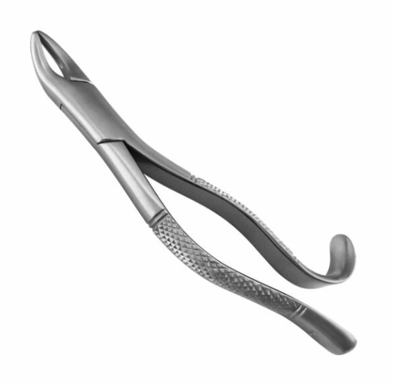 Fórceps Dental. Fórceps para odontectomías tipo Klein del No. 3.
