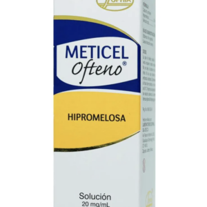Hipromelosa. Solución Oftálmica al 2% Cada ml contiene: Hipromelosa 20 mg Envase con gotero integral con 15 ml.