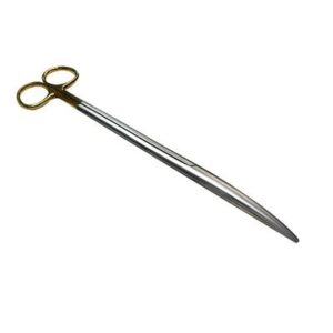 Tijera Metzembaum curva puntas romas longitud 23 cm.