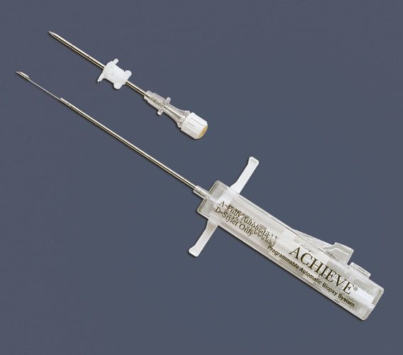Agujas. Para biopsia reesterilizables. Tipo: shiba. Longitud: 15 cm. Calibre: 22 G. Pieza.