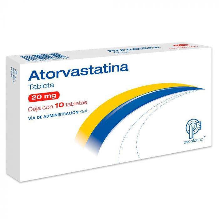 Atorvastatina Tableta Cada Tableta Contiene Atorvastatina C Lcica   Atorvastatina Psicofarma 20mg Heka 