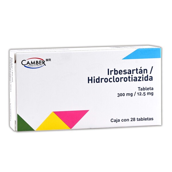 IRBESARTÁN/HIDROCLOROTIAZIDA. TABLETA Cada tableta contiene: Irbesartán ...