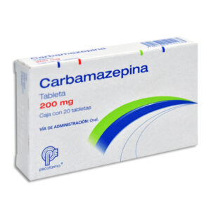 carbamazepina 200 mg 20 tabletas