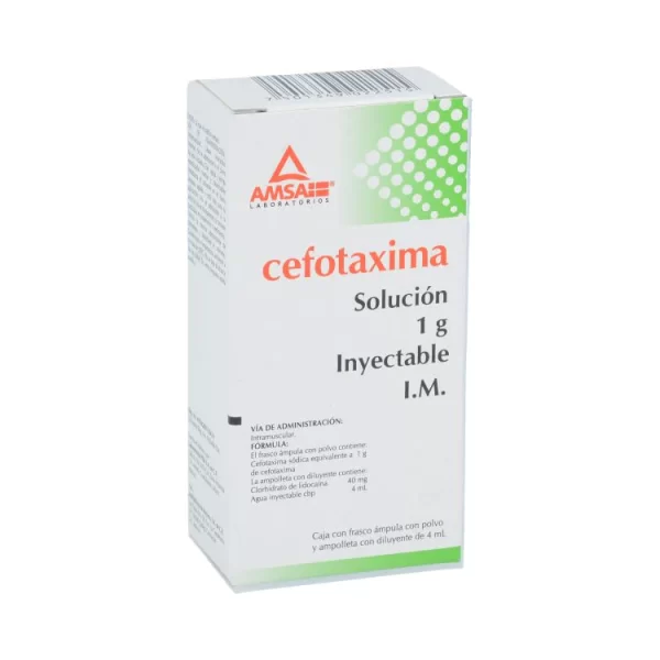 cefotaxima inyectable 1g