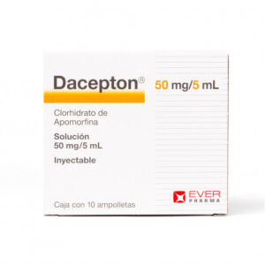 dacepton clorhidrato de apomorfina
