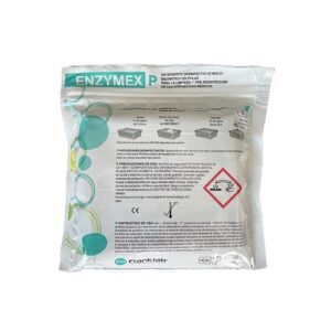 Detergentes o Limpiadores. Detergente o limpiador multienzimático compuesto de cloruro de dodecil o didecil dimetilamonio pH que asegure la acción óptima de las enzimas activo en todo tipo de agua no corrosivo. Sobre con 20 a 25 g. Envase desde 10 a 100 sobres.