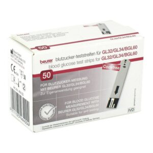 Tiras Reactivas Tira Reactiva. Para determinación de glucosa en sangre capilar con límite de medición en glucómetro hasta 500 o 600 mg/dl. Con membrana hidrofílica impregnada con activante químico: glucosa oxidasa con reductor e indicador o glucosa deshidrogenasa. Para la determinación de glucosa. Envase con 25, 50 o 100 tiras. TATC.