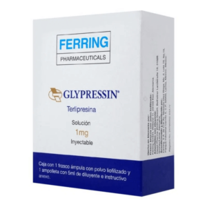 Terlipresina. Solución Inyectable Cada frasco ámpula o ampolleta con Solución contiene: Acetato de terlipresina 1 mg equivalente a 0.86 mg de terlipresina Envase con 5 frascos ámpula o ampolleta con 8.5 ml