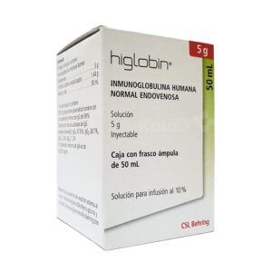 higlobin inmunoglobulina humana normal endovenosa de 5g