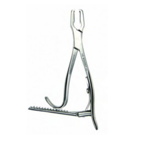 Pinza Kern con cremallera longitud de 140 mm.
