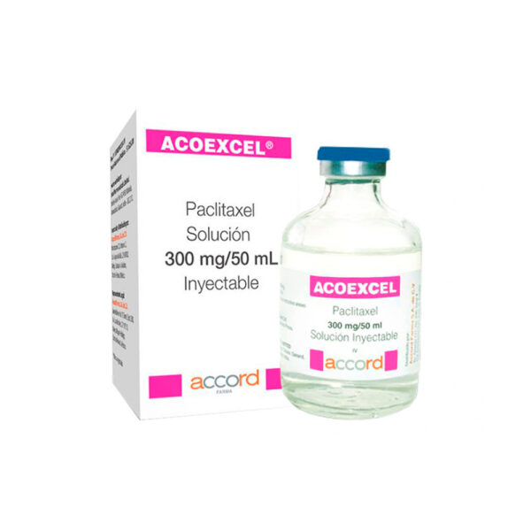 Paclitaxel 300 mg Envase con un frasco ámpula con 50 ml