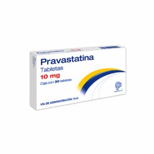 Pravastatina 10 mg caja 30 tabletas psicofarma