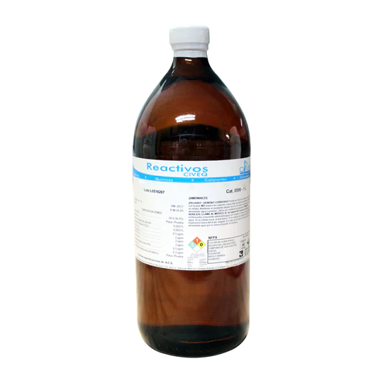 Reactivos Químicos. Alcohol etílico de 96 °G.L. Técnico. Frasco con 1000 ml. TA.