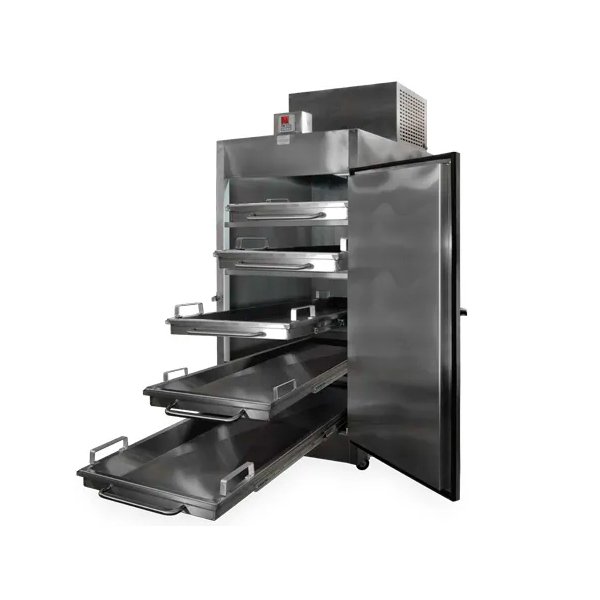 Refrigeradores Para cadáveres. Con 4 o más gavetas. Frontales y telescópicas.