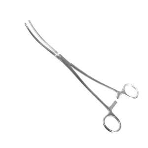 Pinza Vascular. Pinza Derra boca grande longitud de 170 a 180 mm.
