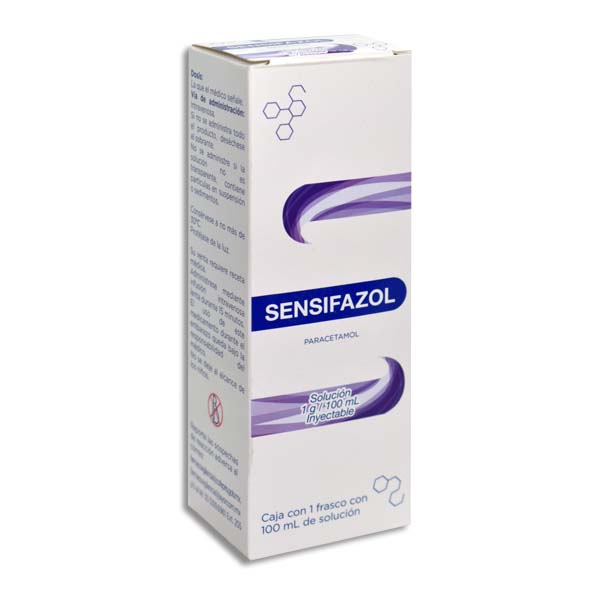 sensifazol paracetamol inyectable