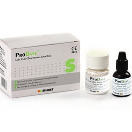 Cementos. Dentales. De oxifosfato de zinc. Polvo y líquido. Caja con 32 g de polvo y 15 ml de solvente. Estuche.