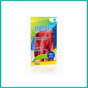 Guantes no estériles de látex satinado Ambiderm™
