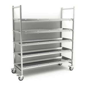 Racks Movil de 5 charolas SEMEFO