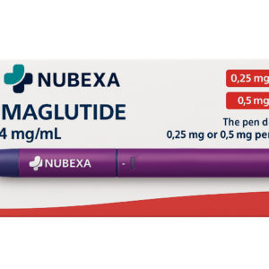 SEMAGLUTIDA. SOLUCIÓN INYECTABLE. Cada mililitro contiene: Semaglutida 1.340 mg. GLP-1 de origen ADN recombinante. Caja de cartón con una pluma precargada con 1.5 mL (1.34 mg/mL) de solución, incluye 6 agujas desechables.