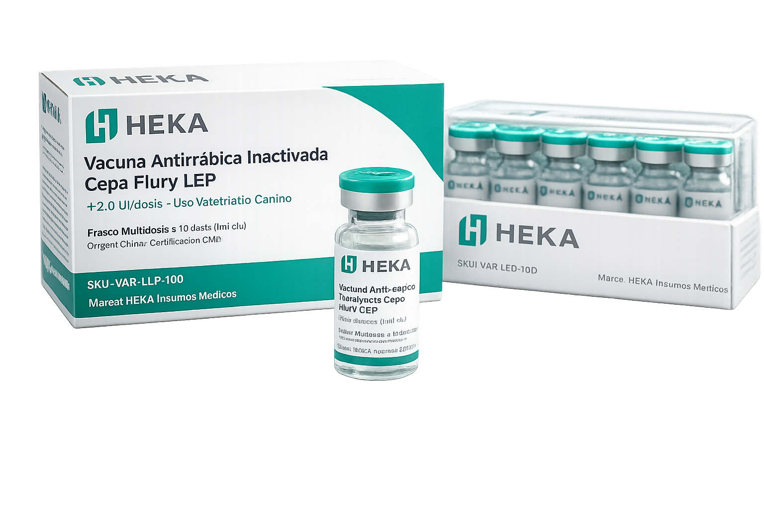 Vacuna Antirrábica Inactivada Cepa Flury LEP - Frasco Multidosis 10 Dosis
